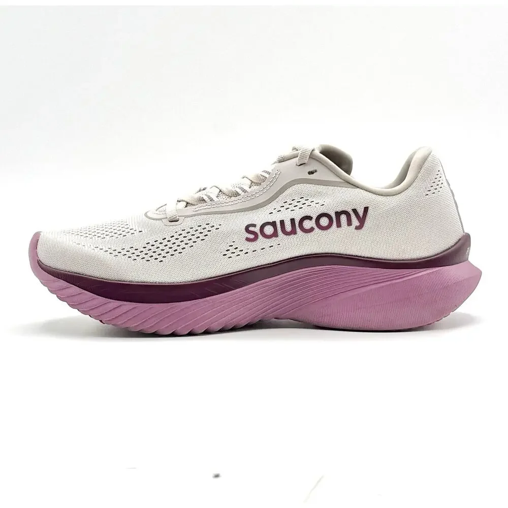 Saucony Kinvara 15 Purple Grey Running Shoes Women's Size 8 - S10967-240 - VGC
